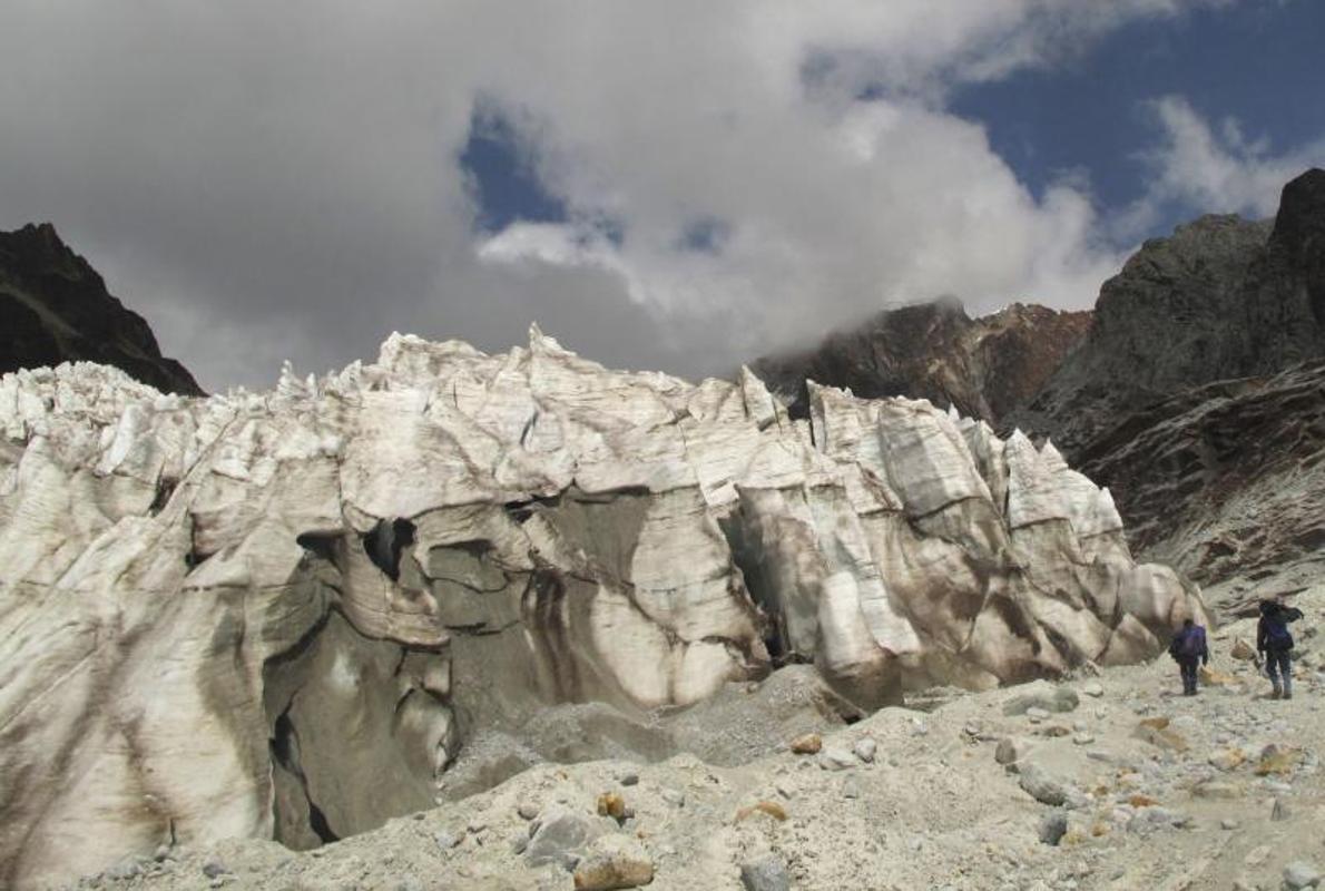 Glaciar Huayna Potosi, a 30 km de La Paz