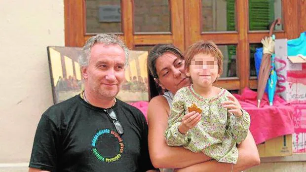 Fernando Blanco y Marga Garau, con su hija Nadia Nerea