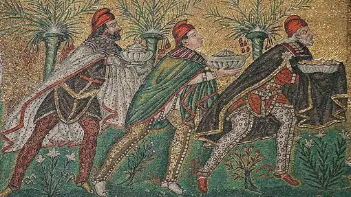 Mosaico de la Basílica de San Apolinar el NUevo en Rávena, Italia
