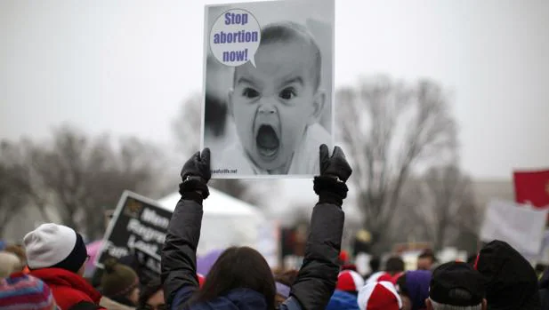 Manifestación en contra del aborto en Washington