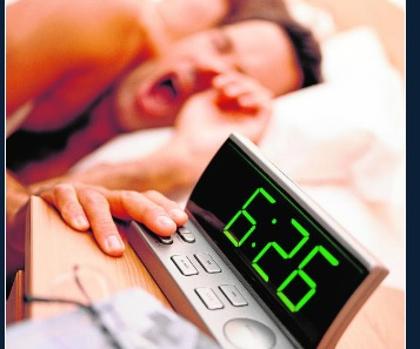 Más del 72% de los españoles duermen menos de las siete-ocho horas recomendadas. el 20,1% de la población se levanta entre las 6.00 y las 7.00 de la mañana, y un 35,5% entre las 7.00 y las 8.00 horas