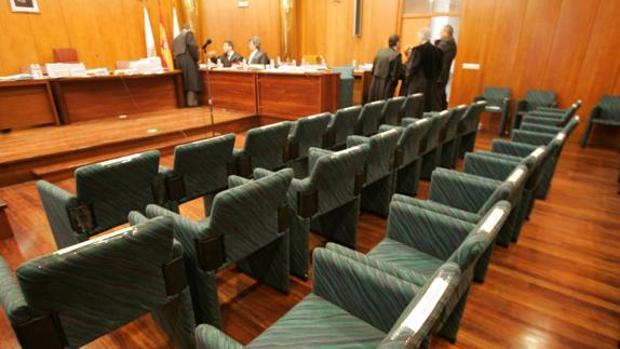 Sala de vistas de la Audiencia de Cantabria