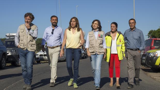 Susana Díaz: «No se va a permitir que se recalifique ni un solo metro incendiado»