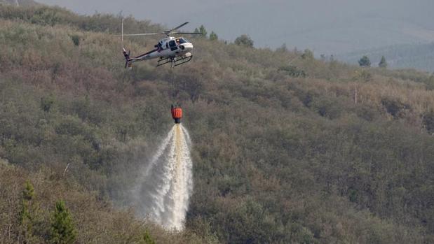 Extinguido el incendio forestal declarado en Benaoján (Málaga)