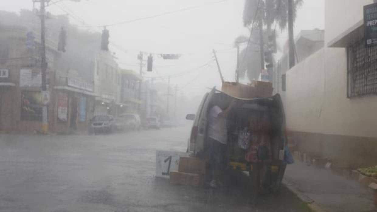 Irma, a su paso por Puerto Rico