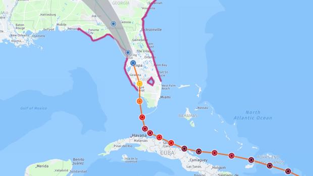 Un valenciano, entre los españoles «en situación de riesgo» por el huracán Irma