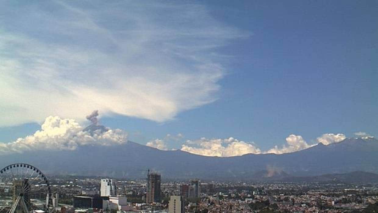 El volcán Popocatépetl entró en erupción tras el terremoto de México