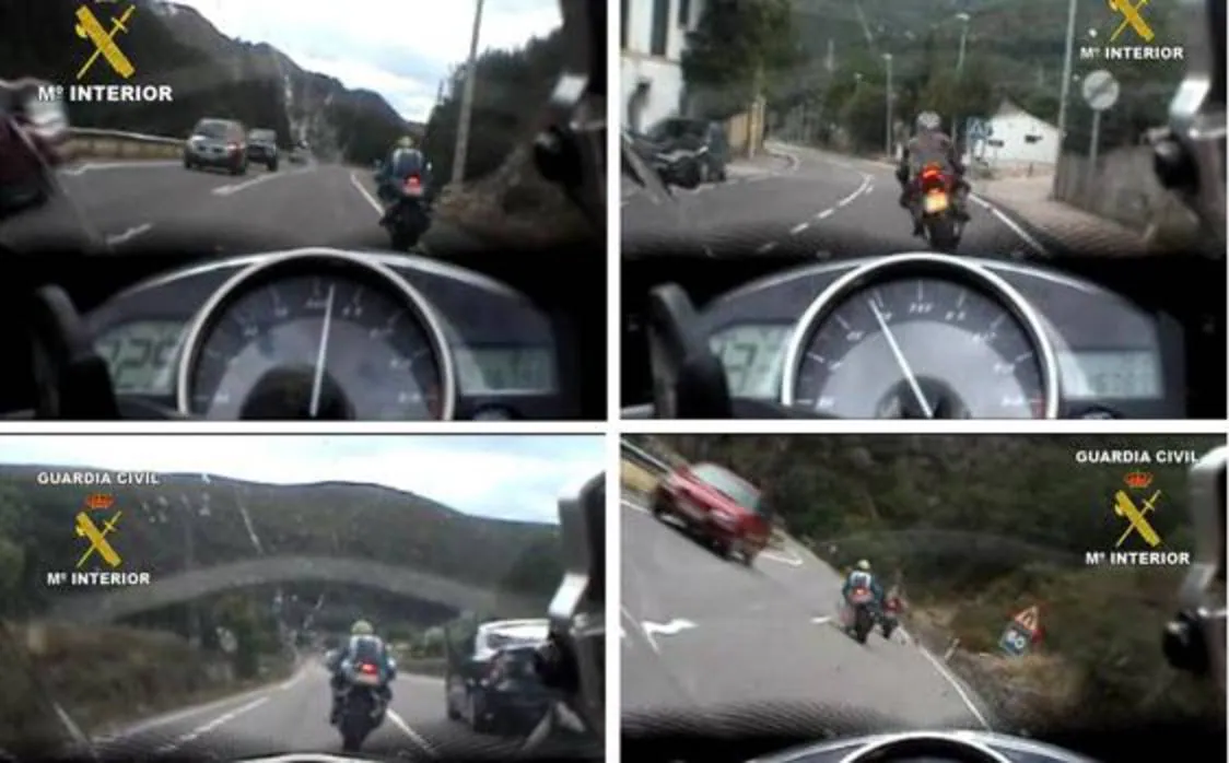 La Guardia Civil de Tráfico detuvo en León a dos jóvenes como supuestos autores de un delito continuado contra la seguridad vial, ya que al parecer participaban en carreras ilegales de motos grabadas en vídeo mientras circulaban a 300 kilómetros por hora