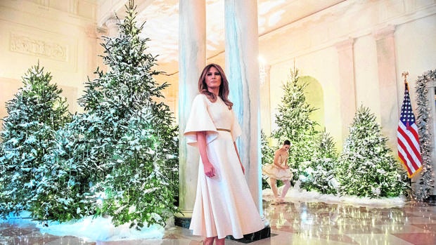 Los Trump devuelven la Navidad a la Casa Blanca