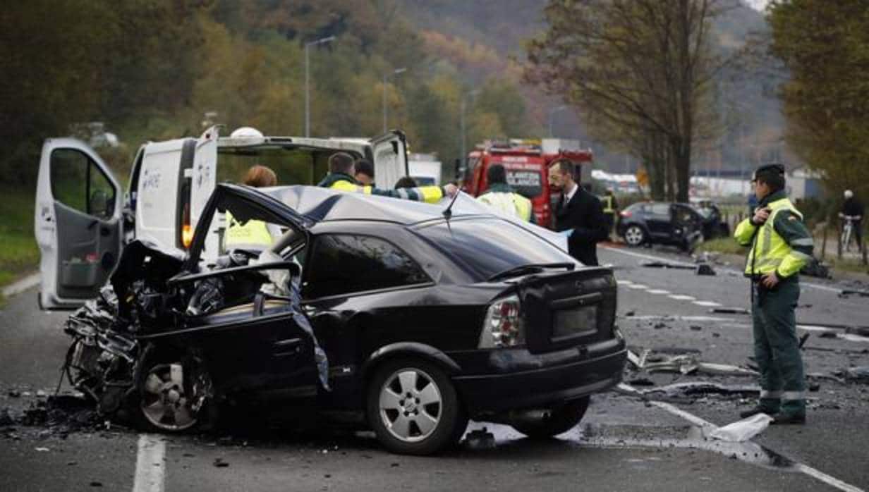 Dos personas fallecieron en este accidente ocurrido en noviembre en Oieregi (Navarra)