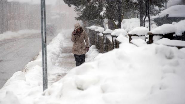 Las nevadas darán paso a un frío «muy intenso» hasta el viernes