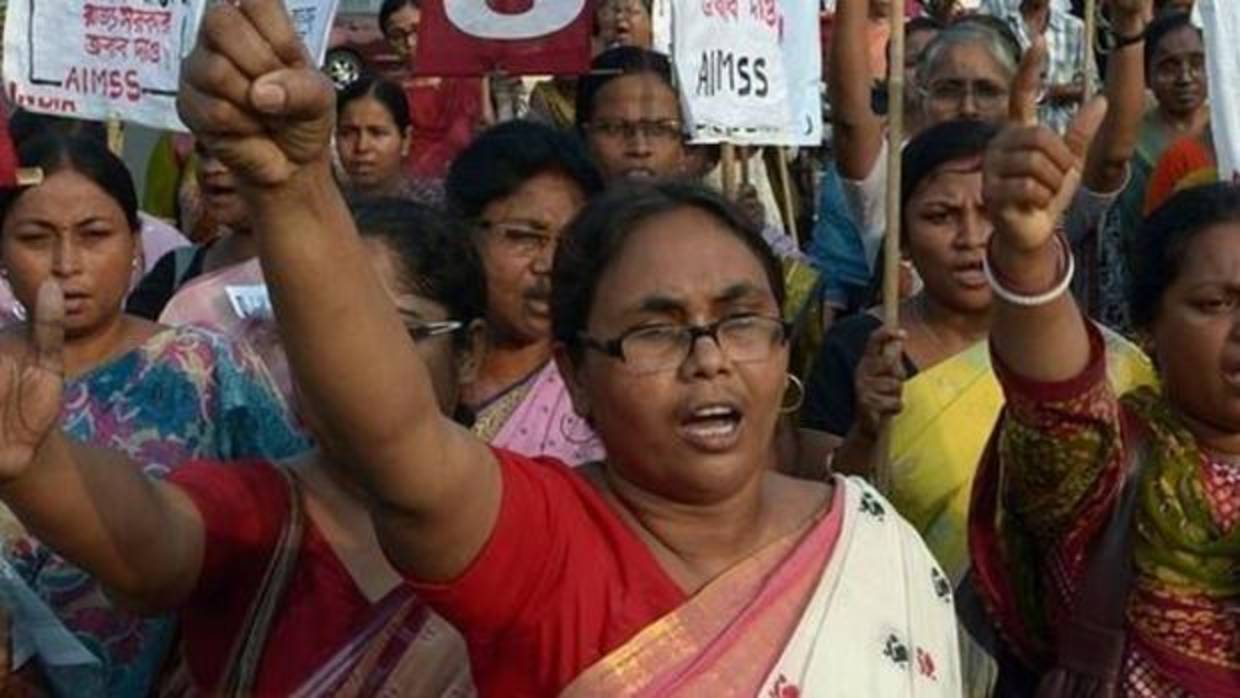 Protestas en la India