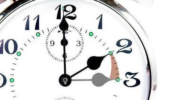 Hoy se cambia la hora al horario de verano