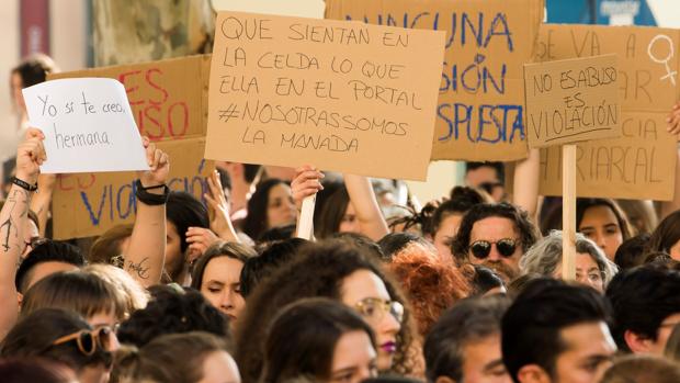 Concentraciones en toda España para protestar por la sentencia de «La Manada»