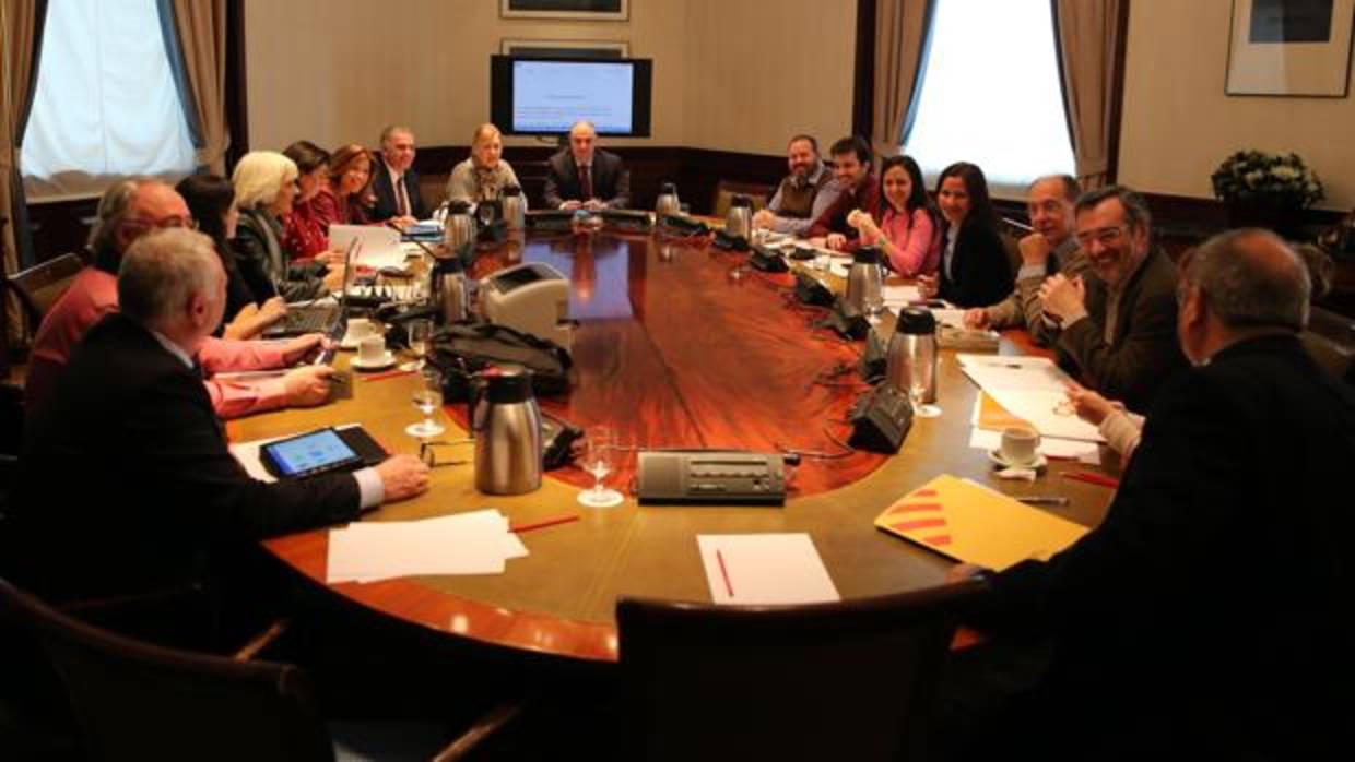 Reunión de la Subcomisión donde se ha negociado el Pacto por la Educación