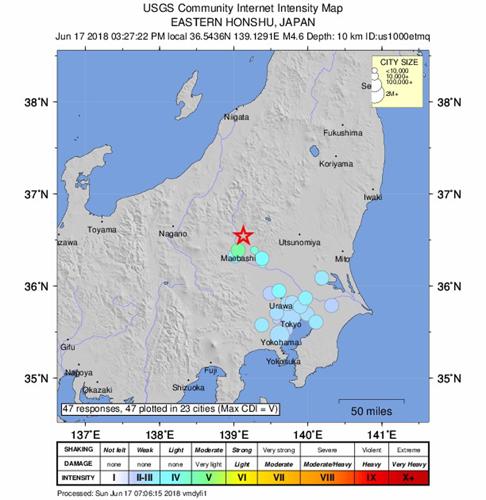 Un terremoto de 6,1 grados deja al menos tres muertos y 200 heridos en Japón