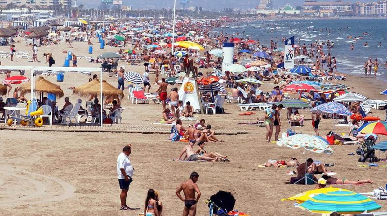 Playa en Valencia