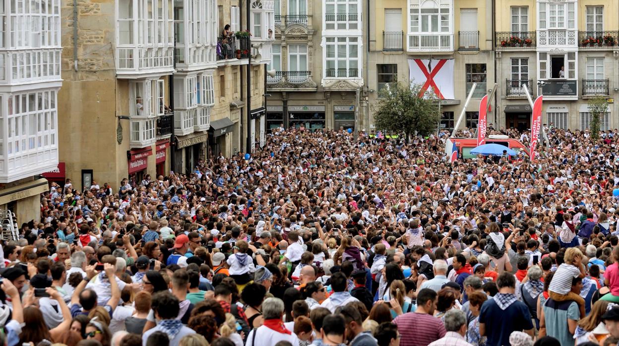 Imagen de las fiestas de Vitoria