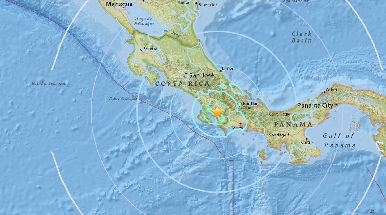 Un terremoto de magnitud 6,2 sacude Costa Rica