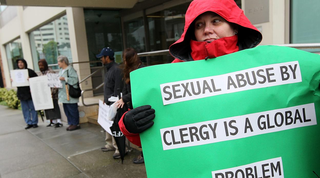 Protesta contra los abusos sexuales en la Iglesia