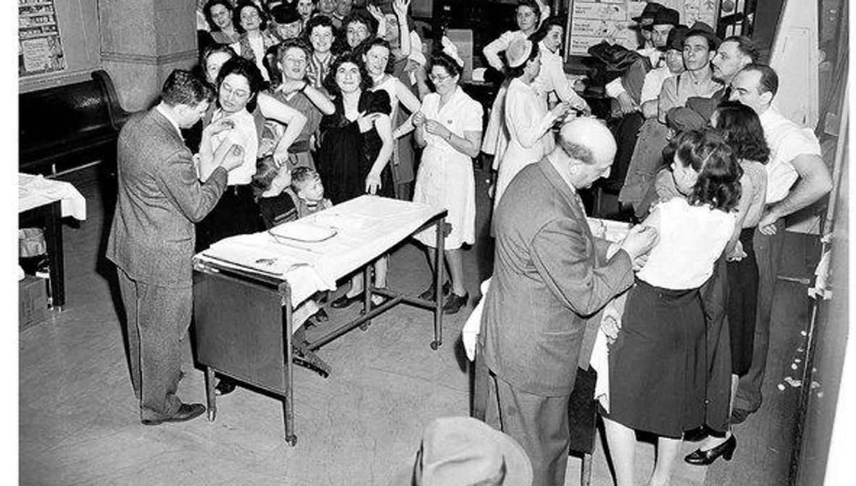 Año 1947, Nueva York: campaña de vacunación contra la viruela
