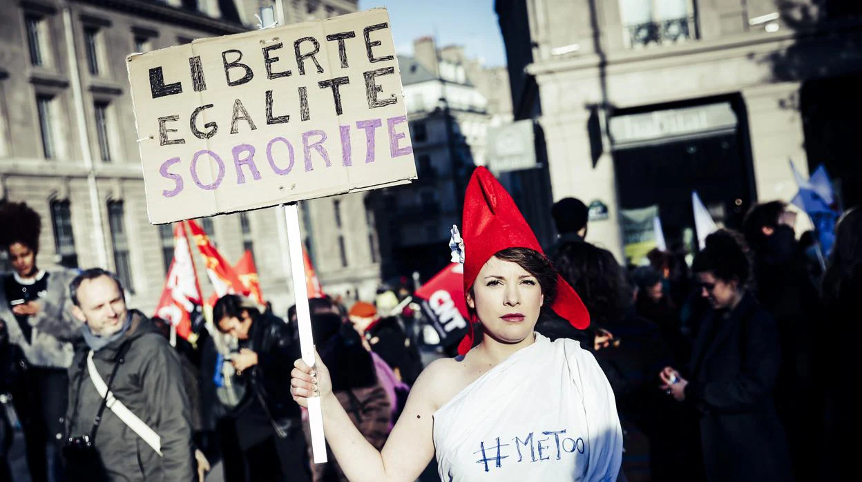 Manifestación en Francia en contra de los comentarios sexistas