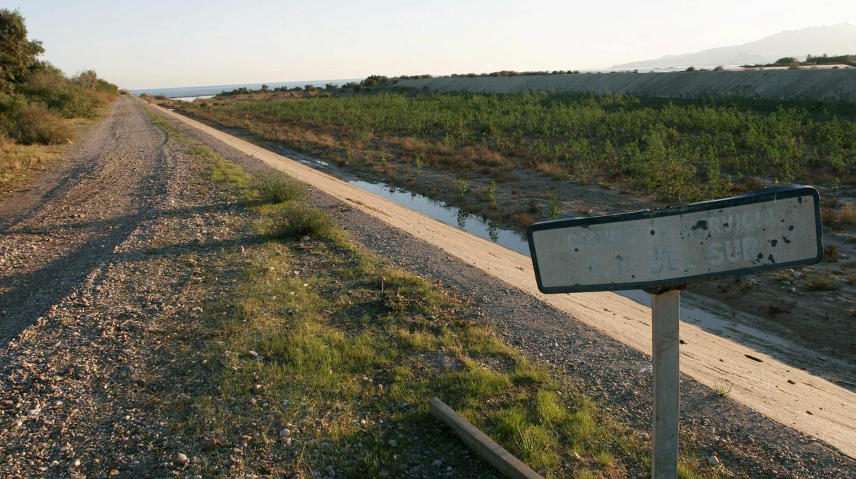 Terreno en Palomares (Almería) una de las zonas afectadas por los restos de radiación