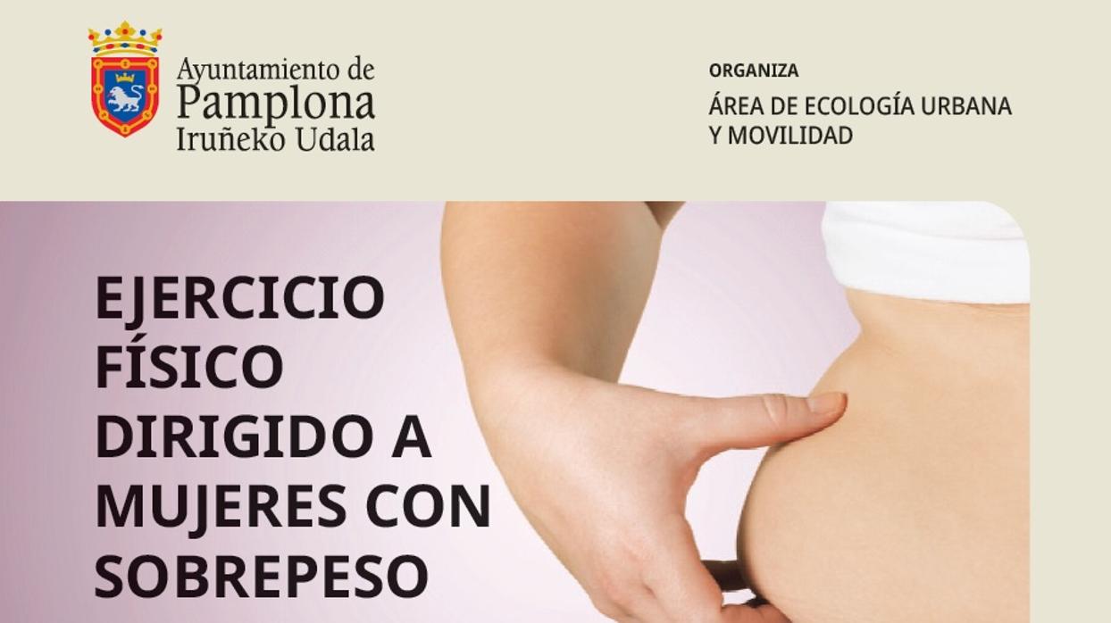 Polémico curso del Ayuntamiento de Pamplona contra la obesidad: solo para amas de casa de más de 40 años