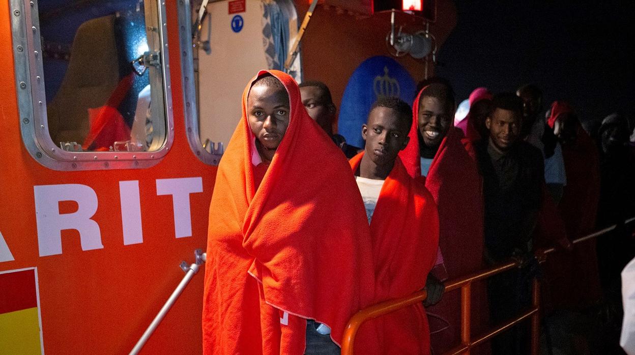 Cientos de inmigrantes han sido rescatados por Salvamento Marítimo