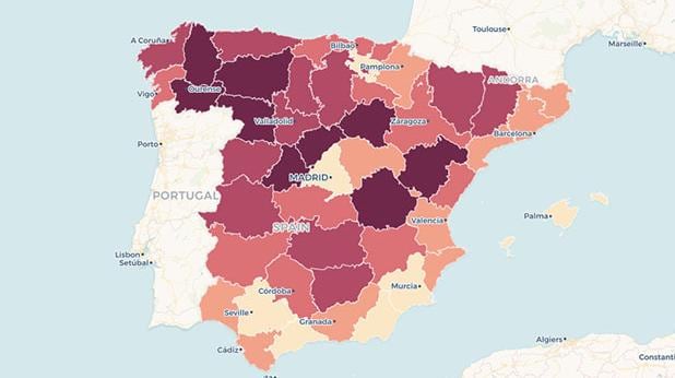 Asturias perderá 141.000 habitantes antes de 2033;  La Coruña, 117.000: así será la España que se desangra por los costados