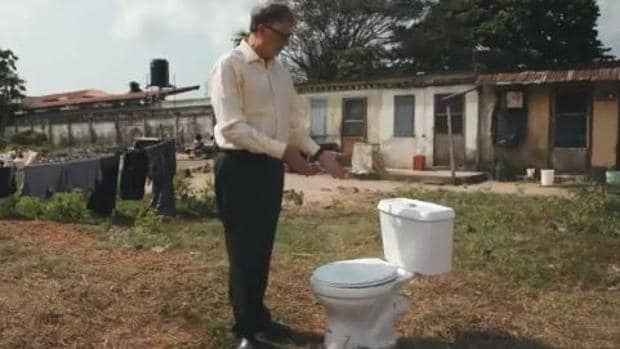 Bill Gates presenta el primer retrete sin agua para afrontar la crisis mundial de saneamiento