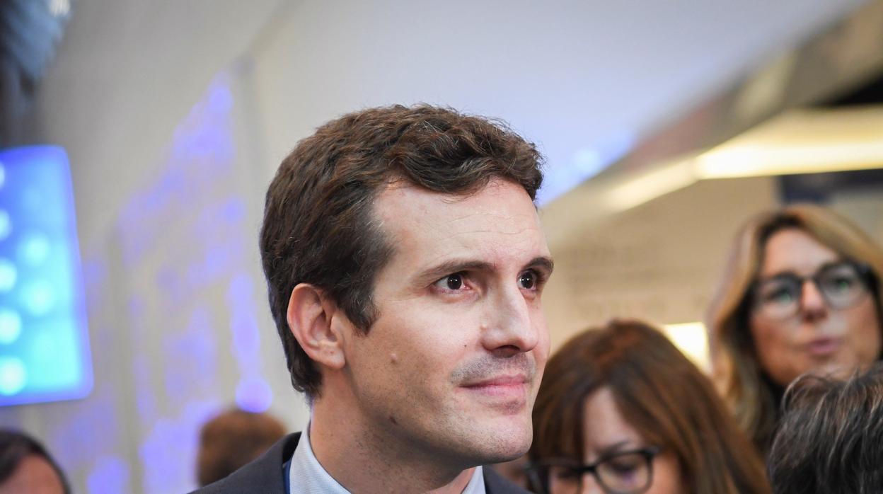 El líder del Partido Popular (PP), Pablo Casado