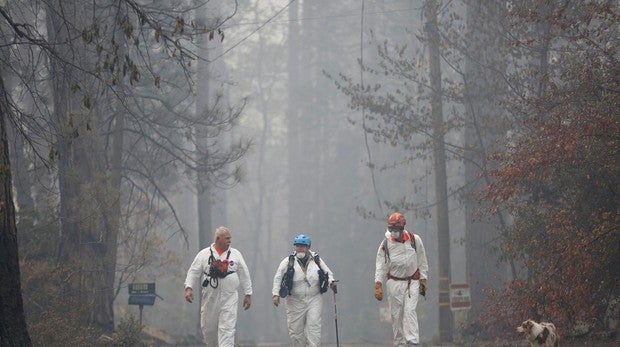 La cifra de desaparecidos por el incendio de California sube a más de 1.000