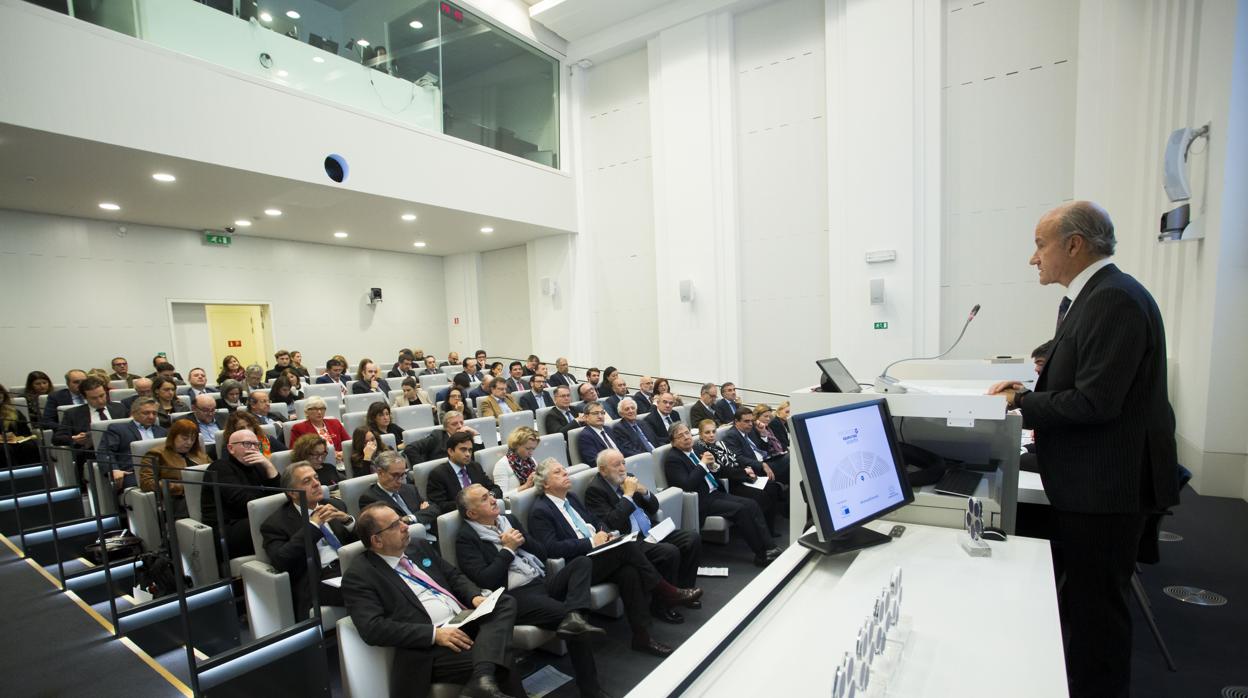 Acto de entrega de los premios en el Museo de la Historia de Europa en Bruselas