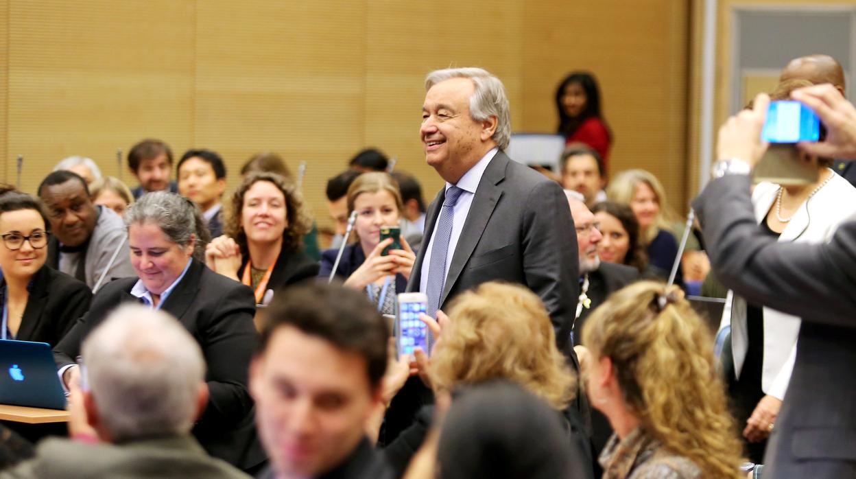 El secretario general de la ONU, Antonio Guterres