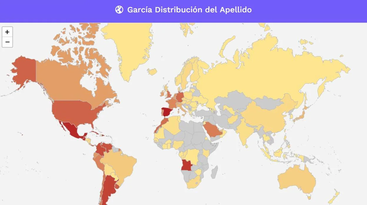 Resultados de la búsqueda 'García' en todo el mundo