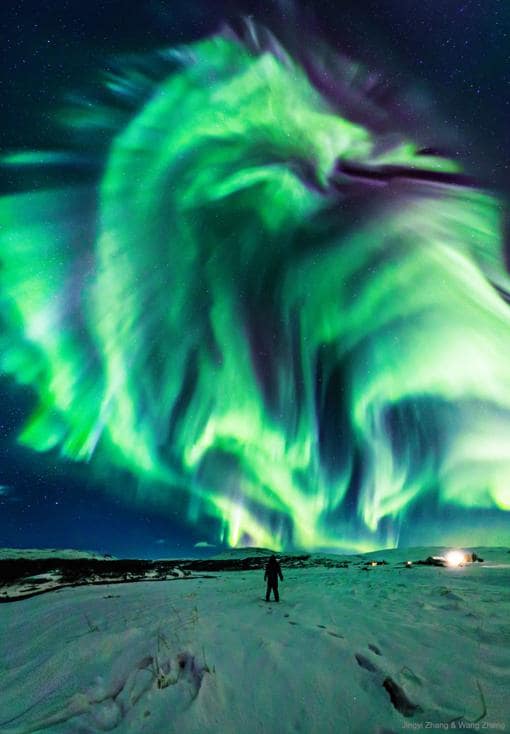 «Dragon Aurora over Iceland»