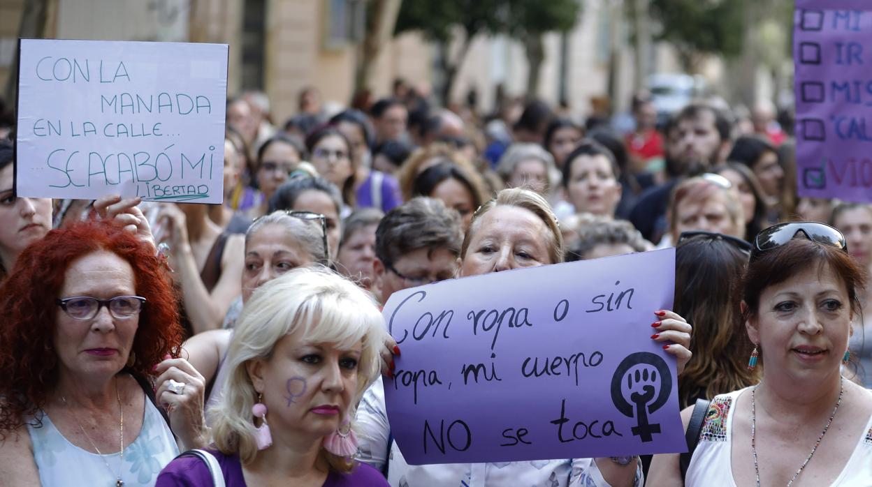 Protestas contra la sentencia de La Manada