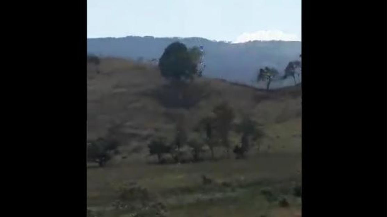 Captan en vídeo la caída de un paracaidista hondureño que murió en una demostración de salto