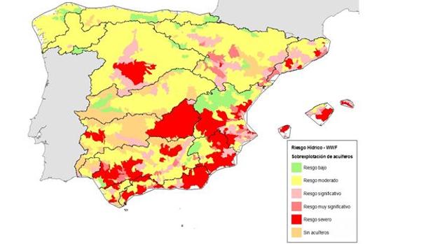 Día Mundial del Agua: Estas son las zonas con mayor riesgo hídrico de España