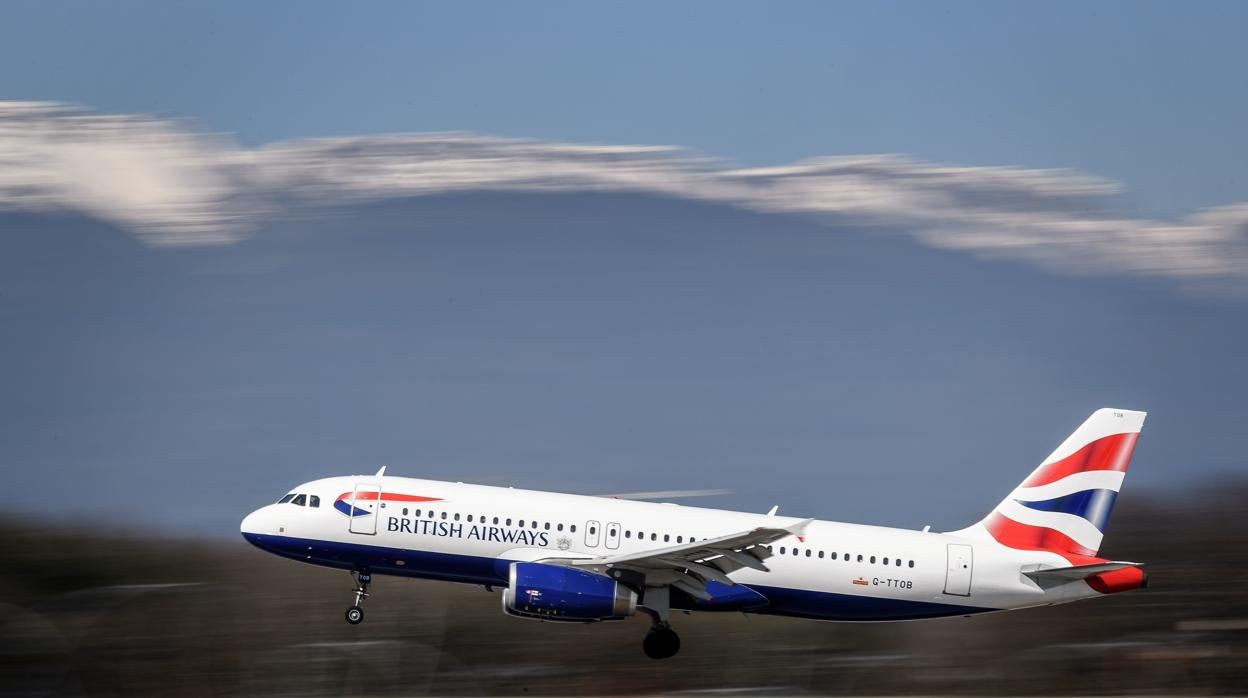 Un avión de la compañía British Airways