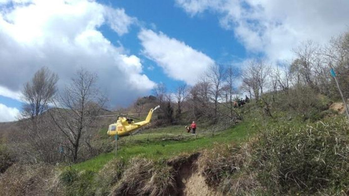 Imagen de las labores de rescate