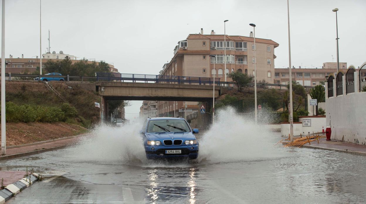 Torrevieja ha sufrido fuertes lluvias durante las últimas horas