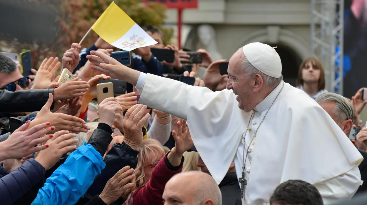 El Papa Francisco, este martes, en Macedonia