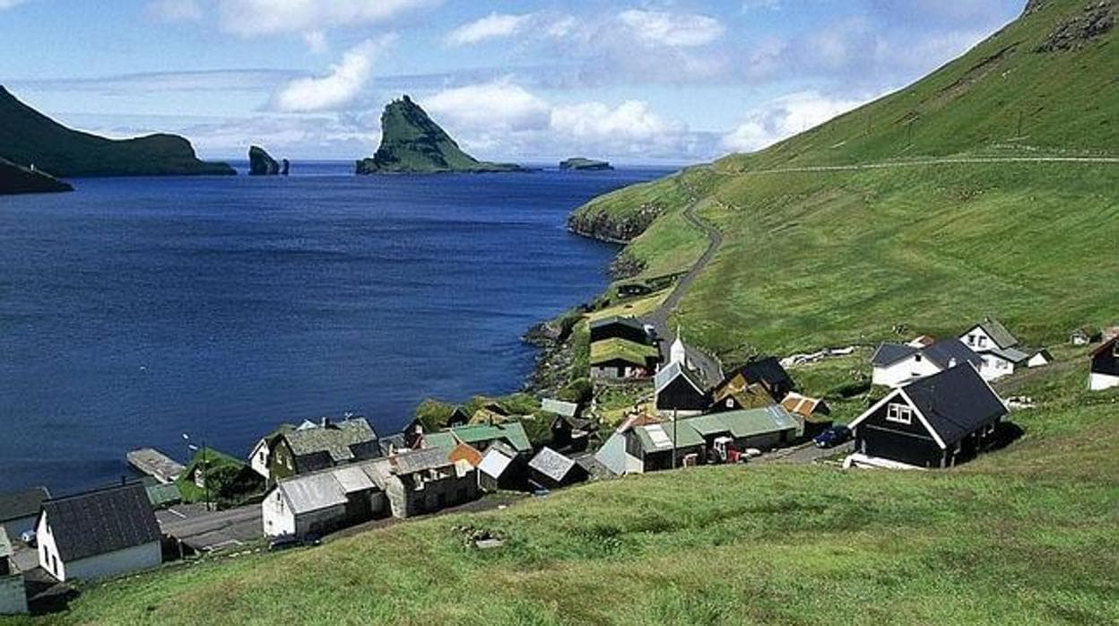 Paisaje de las Islas Feroe