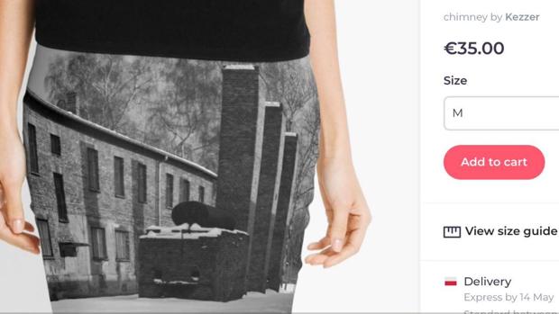 Polémica por la venta de ropa con imágenes de Auschwitz