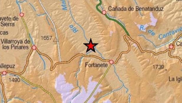 Registrado un terremoto de magnitud 3,1 en la provincia de Teruel