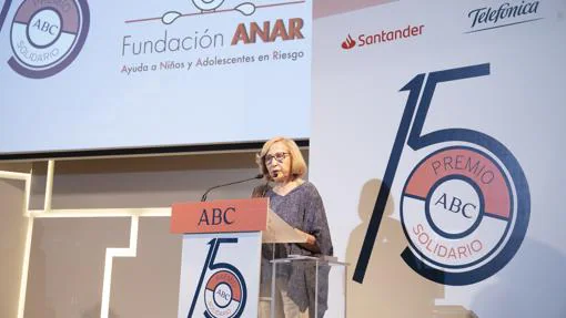 Silvia Moroder, presidenta de la Fundación ANAR