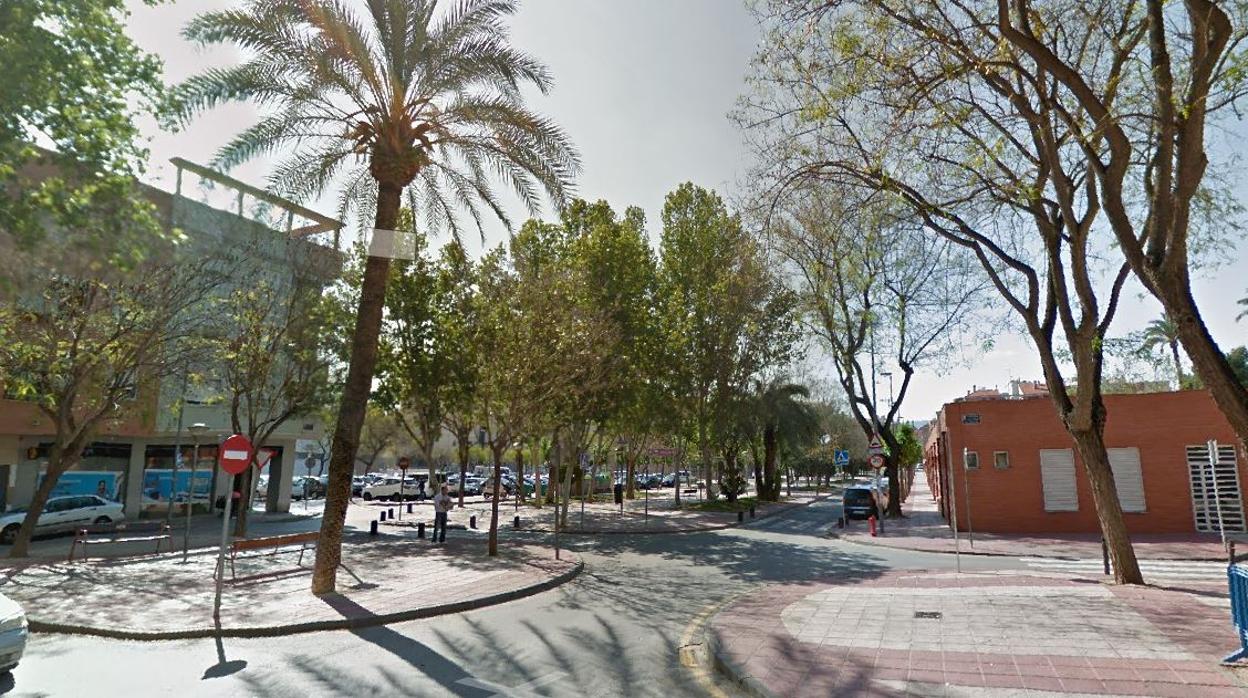 Captura de imagen del barrio de San Basilio, en Murcia