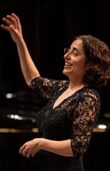 Nuria Fernández dirige el coro del Conservatorio de Castilla-La Mancha